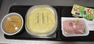 hospital meal tray